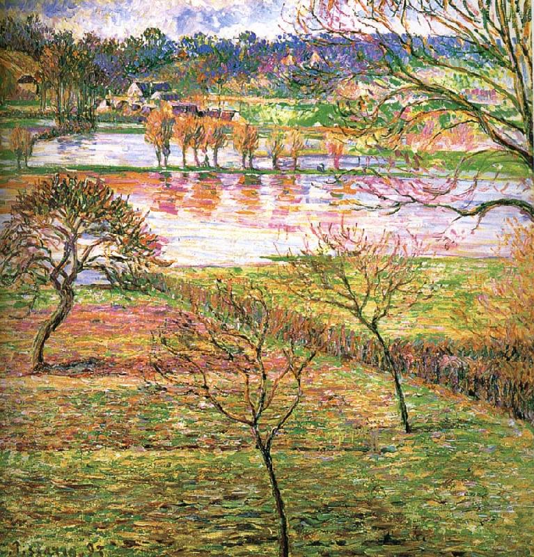 Camille Pissarro Flooding